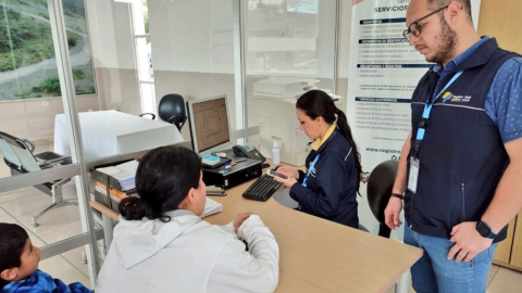 Oficinas del Registro Civil en Morona Santiago, el 3 de agosto de 2023.