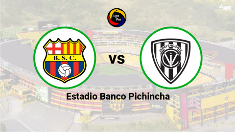 Barcelona se enfrenta a Independiente del Valle en el estadio Banco Pichincha, el 18 de agosto de 2023.