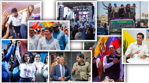 Los ocho candidatos presidenciales desarrollaron sus cierres de campaña este 17 de agosto de 2023.