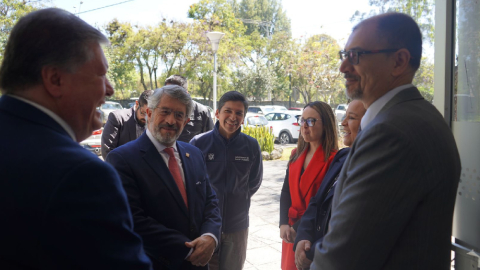 José Ruales, ministro de Salud, en un evento en Cuenca, el 17 agosto de 2023