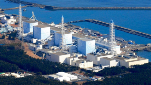 Vista aérea de la planta nuclear de Fukushima antes del terremoto y tsunami de 2011. 

