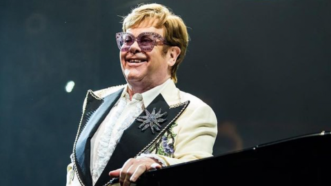 Elton John durante su última gira musical, que terminó el pasado julio.