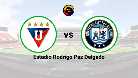 Liga de Quito se enfrenta a Guayaquil City en el estadio Rodrigo Paz Delgado, el 4 de septiembre de 2023.