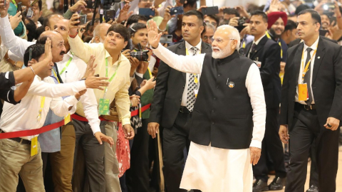 El primer ministro de la India, Narendra Modi, en la cumbre del G20.