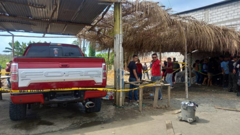 Exteriores de la lavadora en Mocache, donde fue asesinado el cabecilla de Los Fatales, Julián Sevillano, el 13 de septiembre de 2023.