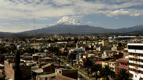 Imagen referencial de Riobamba, en 2017.