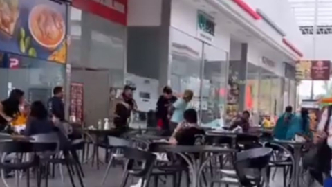 La parodia se desarrolló en un centro comercial de Daule, Guayas.