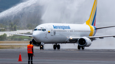 Imagen referencial de un avión de Aeroregional.