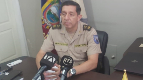 El coronel Christian Eduardo Meléndez, jefe del Distrito Ceibos, entregó detalles del hecho. 