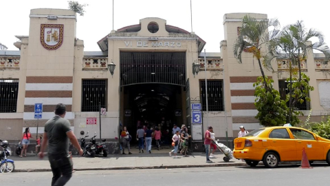 El  tradicional Mercado Central está ubicado en el corazón de Guayaquil.