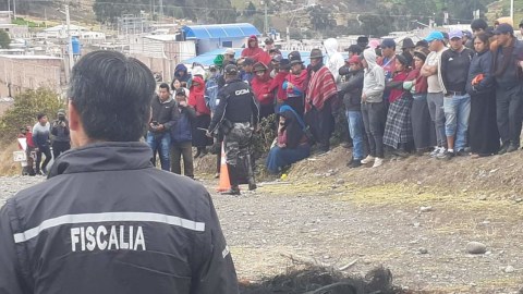 La Fiscalía investiga el crimen de un hombre que fue quemado por la comunidad en Guamote, Chimborazo, el 10 de octubre de 2023.