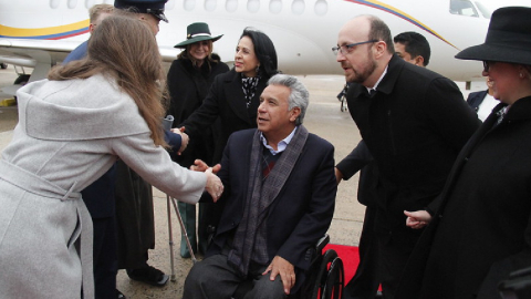 El expresidente Lenín Moreno en una foto de archivo de Carondelet