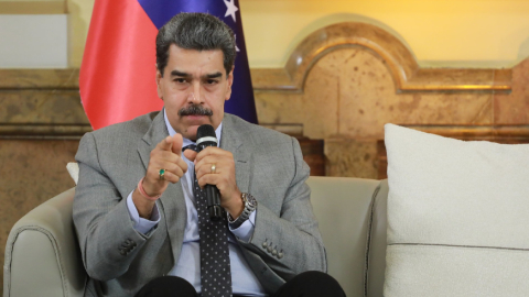 Nicolás Maduro, presidente de Venezuela, en una declaración el 18 de octubre de 2023.