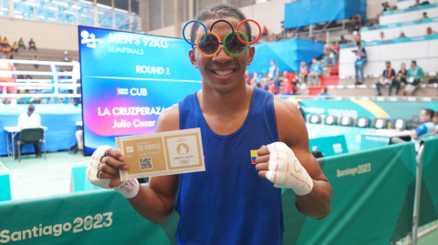 José Gabriel Rodríguez sostiene su cupo a París 2024 en los Juegos Panamericanos de Santiago.