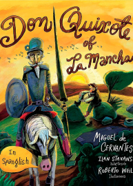 Portada de Don Quijote en "espancglish"