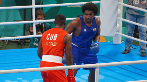 Julio César Castillo, durante los Juegos Panamericanos de Santiago, el 26 de octubre de 2023.