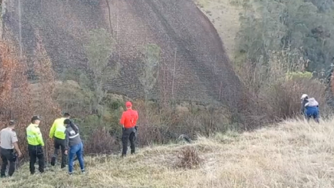 Búsqueda de niñas desaparecidas en Carchi el 31 de octubre de 2023.