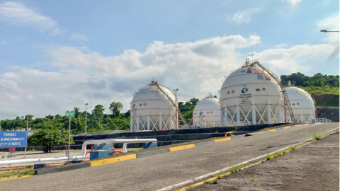 El gasoducto Monteverde El Chorrillo, en una fotografía de febrero 2022.