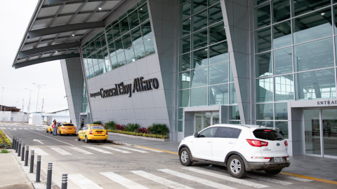 Imagen referencial del Aeropuerto Internacional Eloy Alfaro de Manta. 