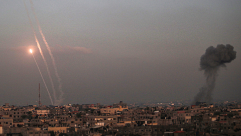 Panorámica de la Franja de Gaza, desde donde salieron cohetes en dirección a Israel, el 1 de diciembre de 2023.