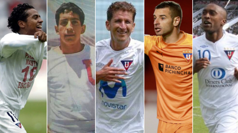 Franklin Salas, Polo Carrera, Patricio Urrutia, Adrián Gabbarini y Luis Bolaños han llevado a Liga a títulos nacionales.