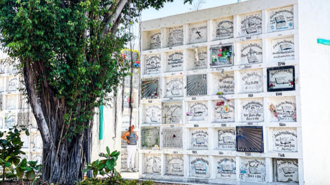 Vista referencial del Cementerio del Suburbio, camposanto municipal en el suroeste de Guayaquil.