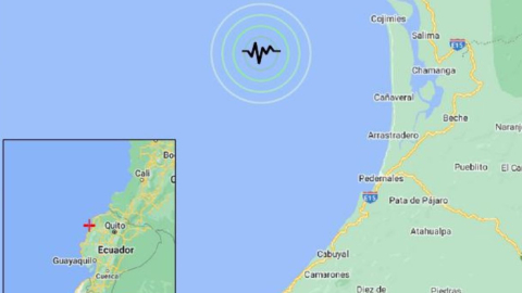 Un temblor se registró en Pedernales, Manabí, el 12 de diciembre de 2023.