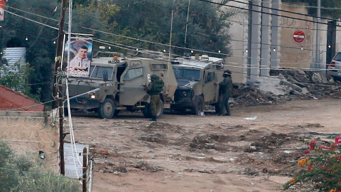 Un tanque del ejército israelí durante una incursión armada en Gaza, el 12 de diciembre de 2023.