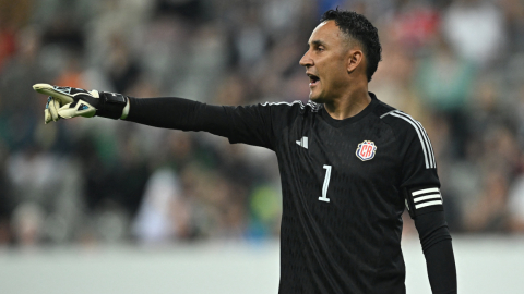 Keylor Nacas en un amistoso con Arabia Saudita, 8 de septiembre de 2023.