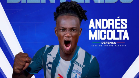 El Pachuca presentó oficialmente el fichaje del ecuatoriano Andrés Micolta, el 14 de diciembre de 2023.