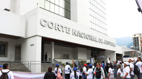 Imagen referencial del edificio de la Corte Nacional de Justicia en Quito.