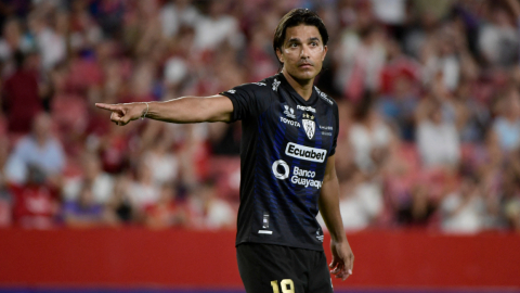 Marcelo Moreno Martins, durante un partido con Independiente del Valle.