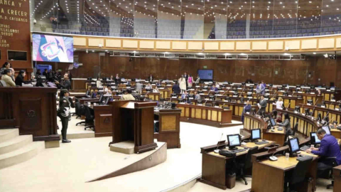 La Asamblea Nacional en el segundo debate de la reforma tributaria, 19 de diciembre de 2023.