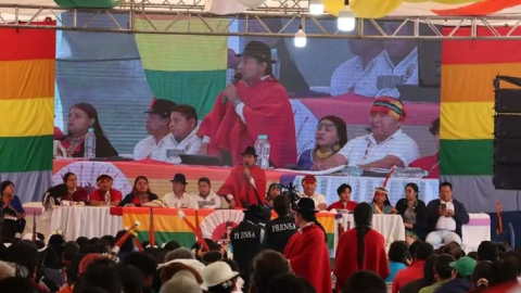 Asamblea Anual de la Conaie 2023, celebrada el 16 de diciembre de 2023.