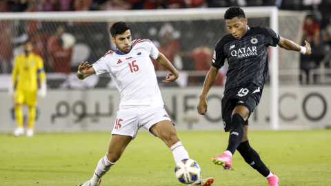 Gonzalo Plata, en un partido con su equipo el Al-Sadd, el 18 de septiembre de 2023.