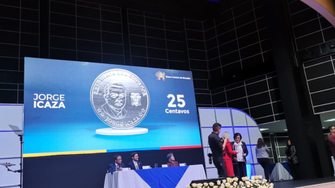 BCE presentó las nuevas monedas fraccionarias, el 18 de diciembre de 2023.