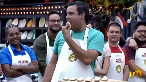 Sergio Nalvarte, sexto eliminado MasterChef Celebrity Ecuador.