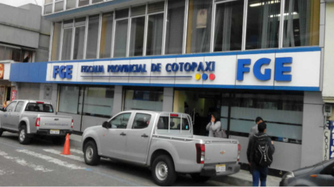 Imagen referencial de la Fiscalía de Cotopaxi.