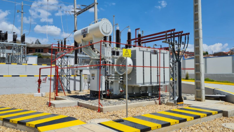 Imagen referencial. Subestación eléctrica Los Cerezos, ubicada en Cuenca.