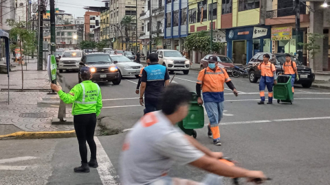 Imagen referencial del centro de Quevedo, la ciudad que registra mayor número de muertes violentas en la provincia de Los Ríos. 