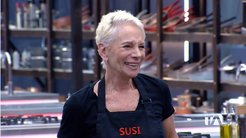 Susi Hidalgo, décima eliminada de MasterChef Celebrity Ecuador.