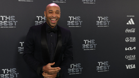 Thierry Henry llega a la ceremonia de la FIFA.