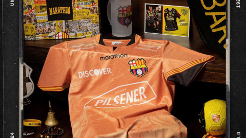 Barcelona SC puso a la venta su primera camiseta alterna para 2024, este 19 de enero.