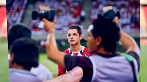 'Chicharito' fue presentado con Chivas este 24 de enero de 2024.