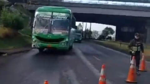 Desvíos en la Autopista General Rumiñahui.