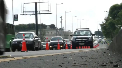 Imagen referencial. Avenida Simón Bolívar, en Quito.