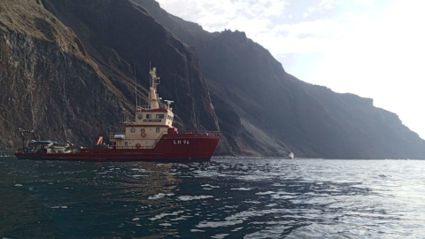 El yate Estrella de Mar en Galápagos, el 10 de febrero de 2024.