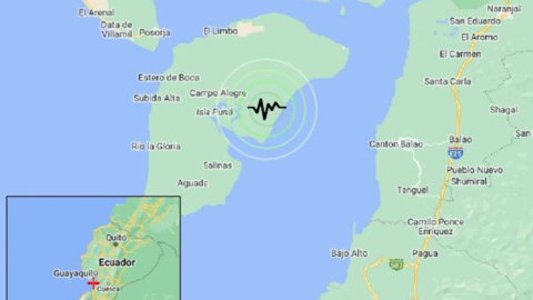 Reporte de un temblor en Guayas el 14 de febrero de 2024.