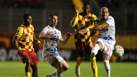 Aucas derrotó 1-0 a Nacional en la ida de la fase previa de Copa Libertadores, el pasado 8 de febrero de 2024.