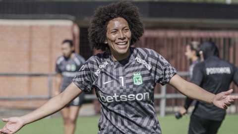 Joselyn Espinales jugadora de Atlético Nacional, 23 de enero de 2024.